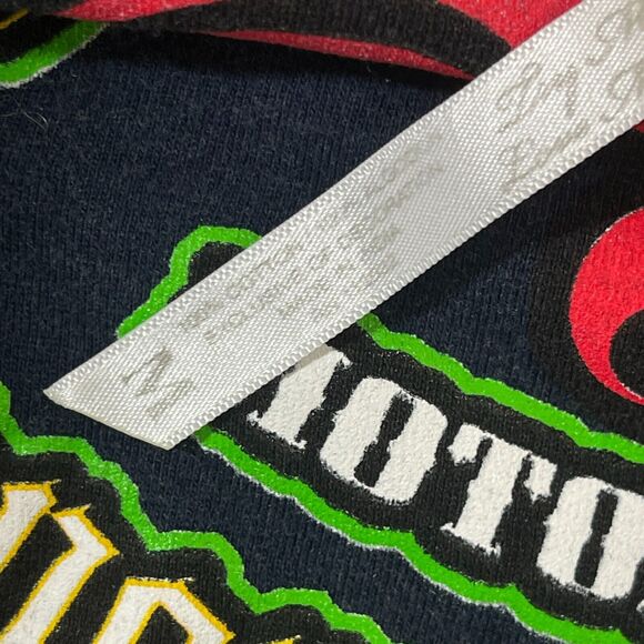 Exist T Shirt Womens M Graphic Print Black Cotton Crew Neck Pullover Cap Sleeve - Picture 4 of 9